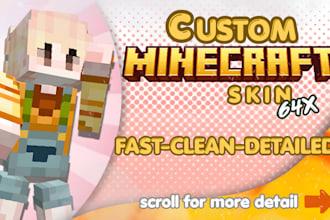 create a custom minecraft skin for you