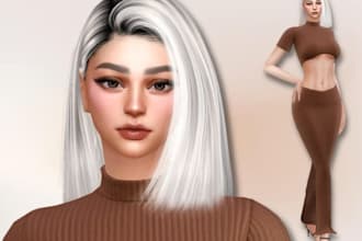create custom sim 4, characters, outfits ,avatars , cc and mods