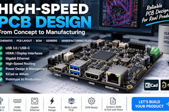 design a high speed pcb with usb 3 hdmi ethernet and power