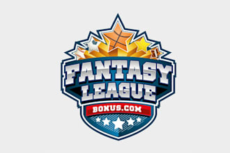 design custom fantasy sports club team logo
