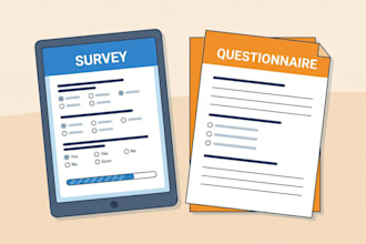create professional research questionnaires and interview guides