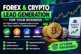 generate targeted forex and crypto leads for your business