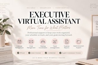 be your dependable virtual executive assistant