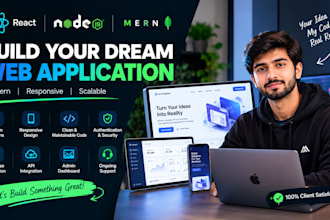 build a responsive react or mern website