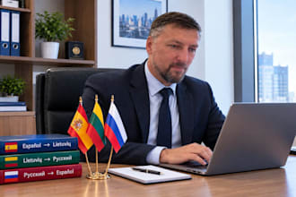 translate between spanish lithuanian and russian