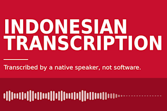 transcribe indonesian audio and video with timestamps