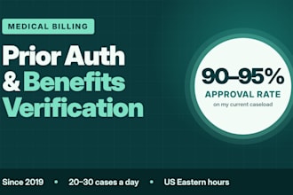 do medical billing, prior authorization and insurance verification