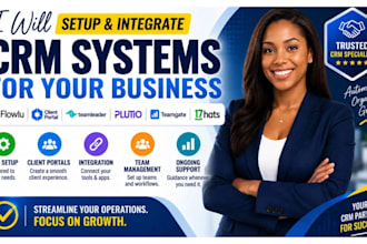setup flowlu crm client portals teamleader plutio teamgate 17hats integration