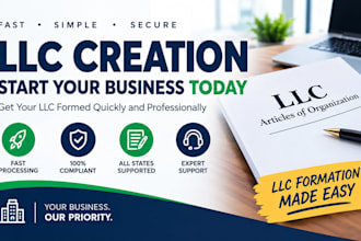 help in forming your llc, get ein, and business registration