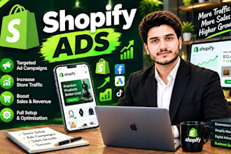 setup and optimize shopify ads for your ecommerce store