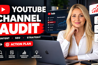 professionally audit your youtube channel and strategy
