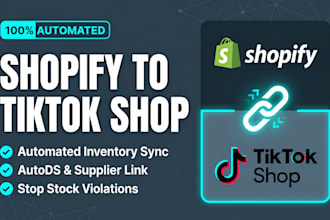 connect shopify to tiktok shop and set up automated inventory sync