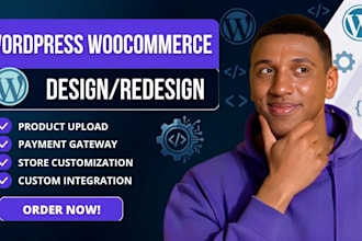 build and setup your woocommerce online store