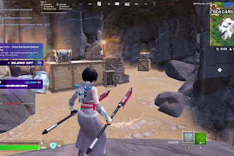 create a viral uefn fortnite map, red vs blue, pillar brainrot,battle royale map
