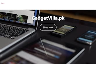 create modern gadget store with speed optimization
