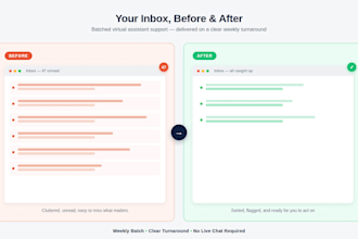 manage your inbox, calendar, and weekly reports