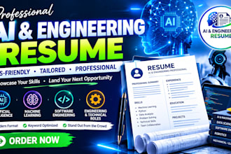 write an ai, machine learning and engineering resume