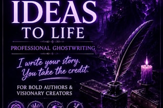 ghostwrite your fantasy story or ttrpg lore