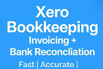 do xero bookkeeping, invoicing and bank reconciliation