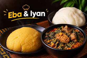 cook eba and iyan for wedding ceremony