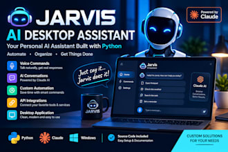 develop custom jarvis voice assistant python ai desktop assistant claude code