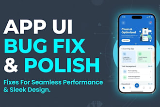fix UI layout bugs and polish design for your app