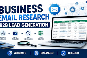 do email scraping and lead generation for your business