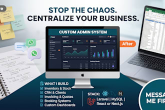 build a custom web application or management system