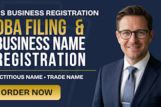 do your dba filing, fictitious business name or trade name registration in US