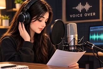 provide professional audiobook narration and voice over
