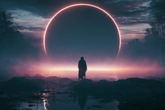 design music cover artwork for song album