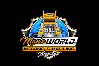 create professional and awesome logistic logo design