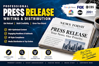 write and distribute a compelling SEO press release