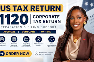 file  US tax return , form 1040 1120 and back tax filing for all years