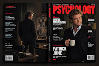design eye catchy magazine and book cover professionally