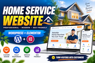 build a professional wordpress website for home service businesses