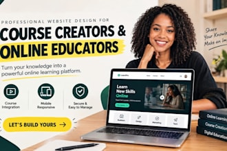 online course, course website, lms website, online learning, elearning website