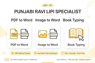 do punjabi typing in raavi, asees, anmollipi and unicode fast