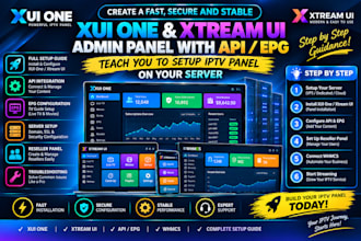 teach you to setup iptv panel on your server