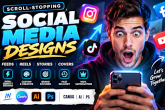 design social media posts, social media post design