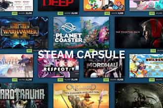 steam capsule art, game header banner, key art, and steam store page cover