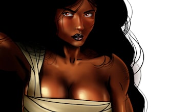 draw color illustrations of bust, half, or full body
