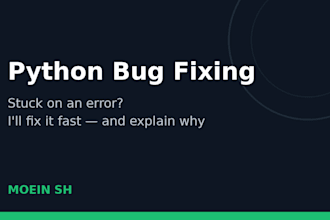 debug and fix bugs in your python code