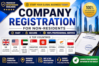 help you register your uk company with company house, uk ltd, vat, uk address