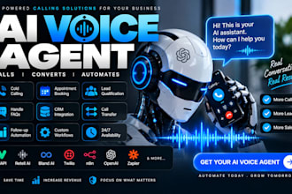 build ai voice agent, ai calling bot, real estate sms automation, cold calling