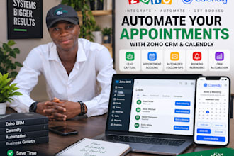 setup zoho CRM, calendly and lead appointment automation
