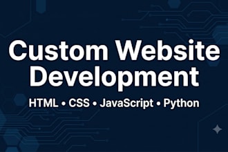 build you a responsive website with HTML CSS and javascript