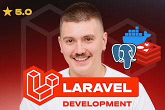 develop a web application using laravel