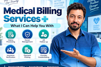 handle medical billing rcm claims processing and denials