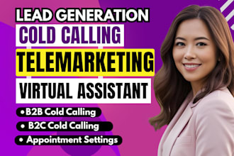 cold call, generate leads, and book meetings for your marketing agency